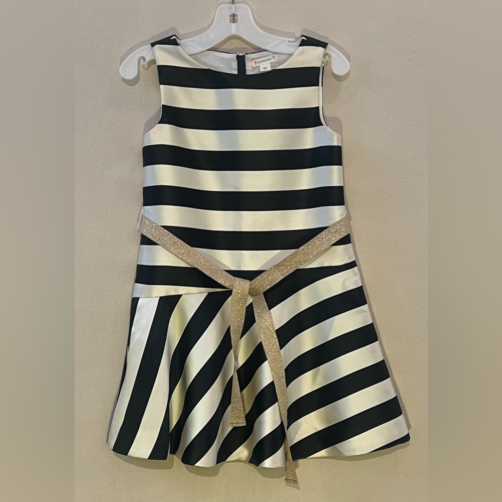 Crewcuts Black and White A-Line Sleeveless Dress